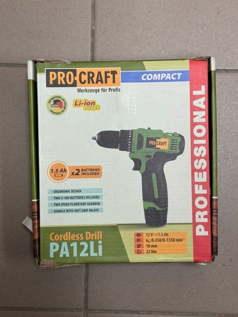 Объявление Procraft PA-12 Li Б/У