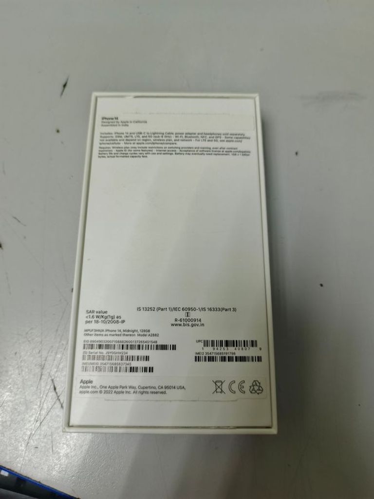 Apple iphone 14 128gb Код:01-200893520. Изображение 6