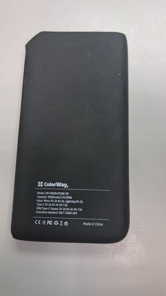 Оголошення Colorway cw-pb100lpe3bk 10000mah Б/У
