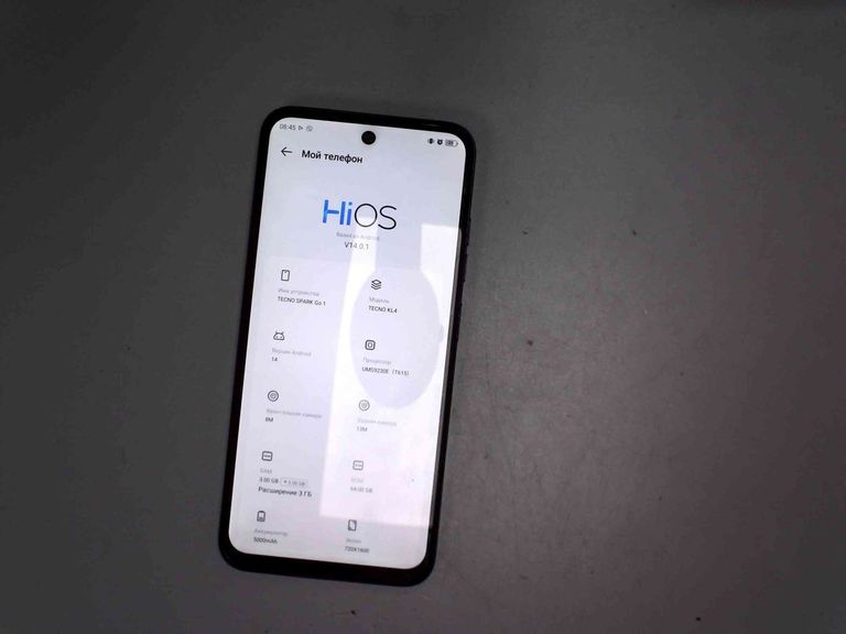 Купити Tecno spark go 1 kl4 3/64gb Б/У