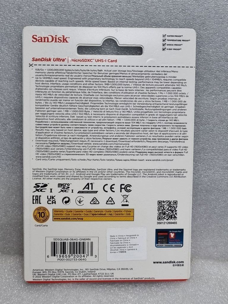 Оголошення Sandisk 64gb ixpand usb3.0 + lightning sdix30n-064g-gn6nn Б/У