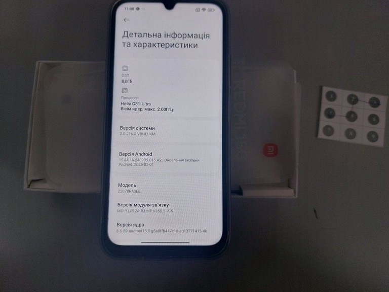 Купити Xiaomi redmi 15c 4g 8/256gb Б/У