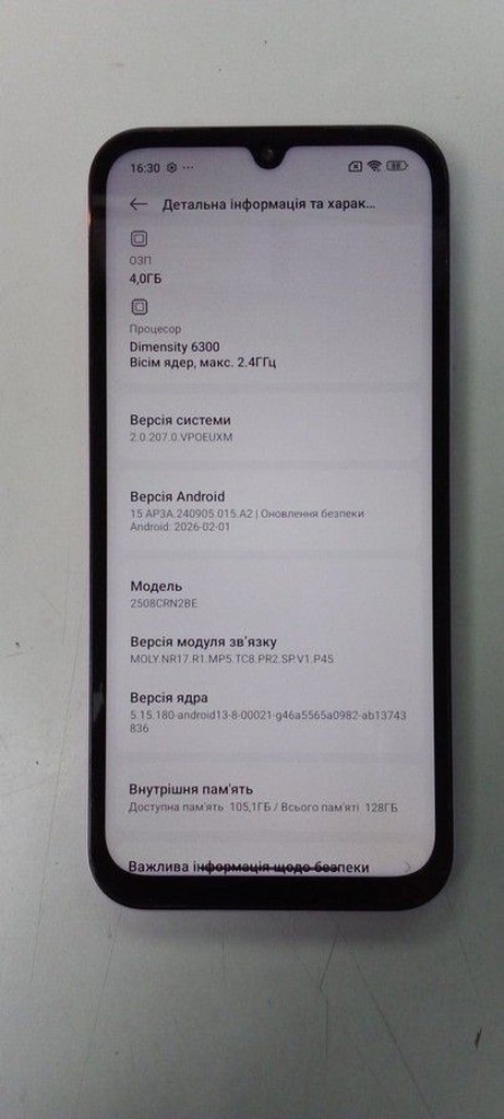 Xiaomi Redmi 15C 5G 4/128GB Midnight Black Код:01-200941105. Зображення 6