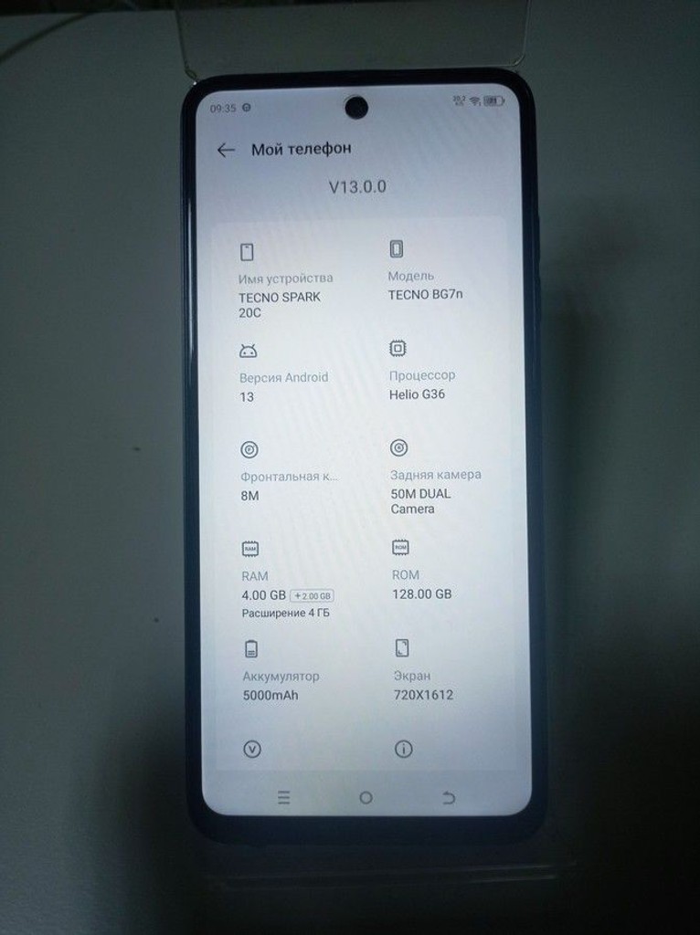 Оголошення Tecno spark 20c bg7n 4/128gb Б/У