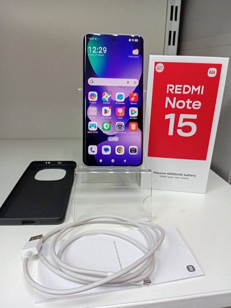 Оголошення Xiaomi Redmi Note 15 4G 8/256GB Black Б/У
