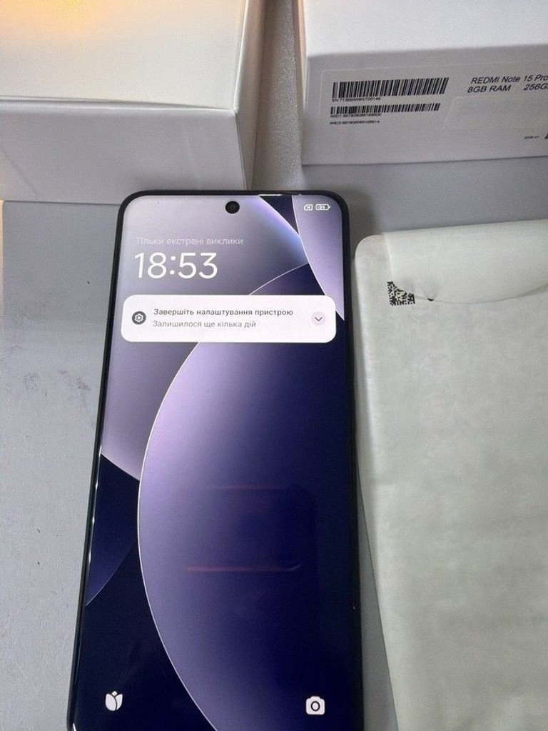 Купить Xiaomi Redmi Note 15 Pro 4G 8/256GB Glacier Blue Б/У