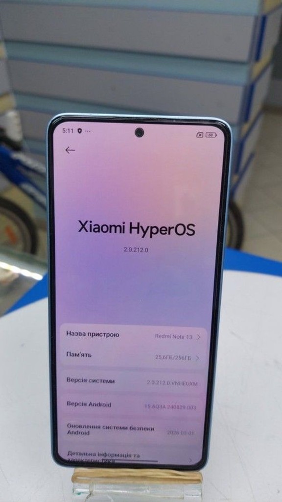 Оголошення Xiaomi redmi note 13 5g 8/256gb Б/У