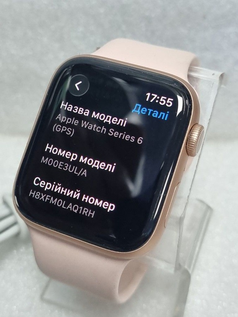 Дешиво Apple watch series 6 gps + cellular 44mm aluminium case с ломбарда