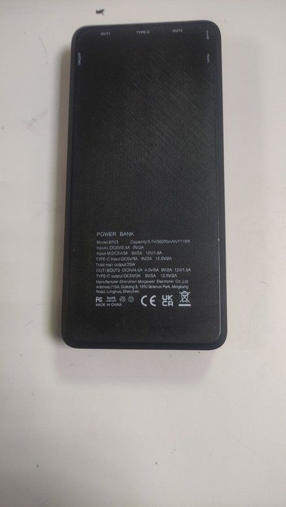 Купити Оrito sp03 power bank 30000mah fast charging qc 22.5w pd20w usbc powerbank 3usb output Б/У