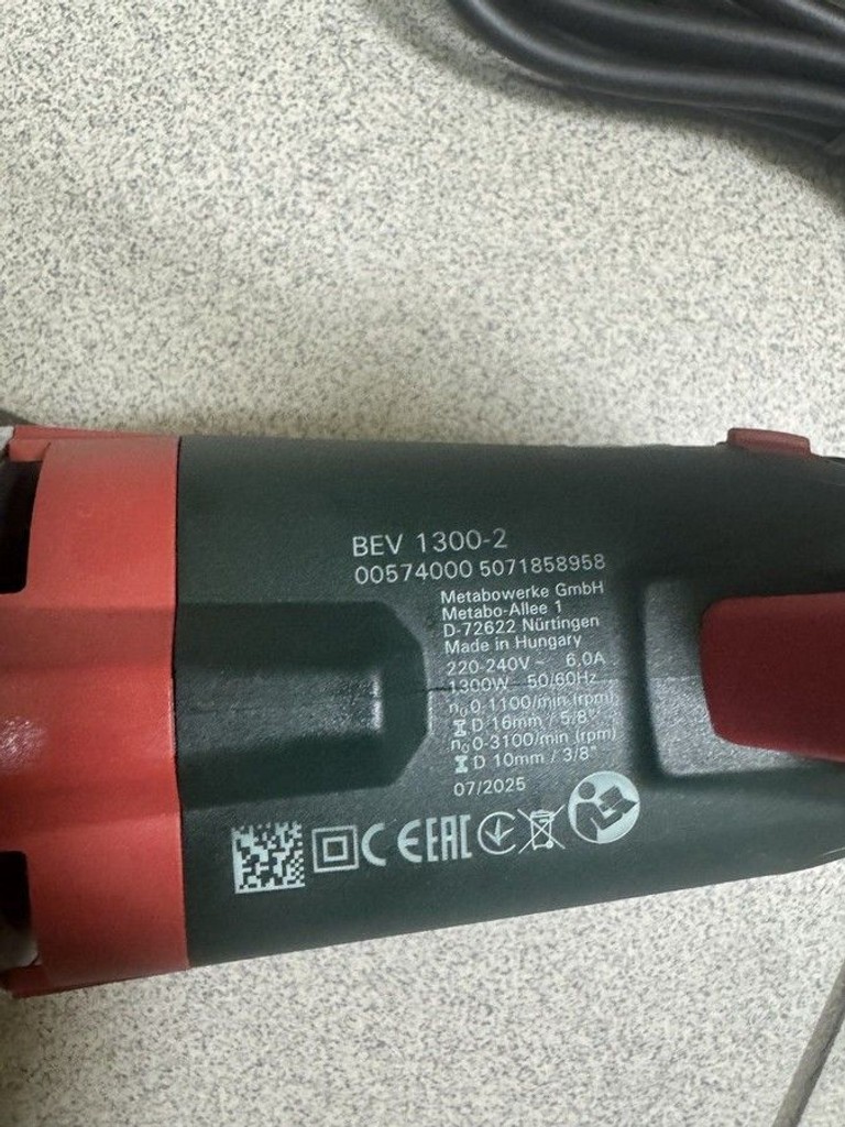 Оголошення Metabo bev 1300-2 Б/У