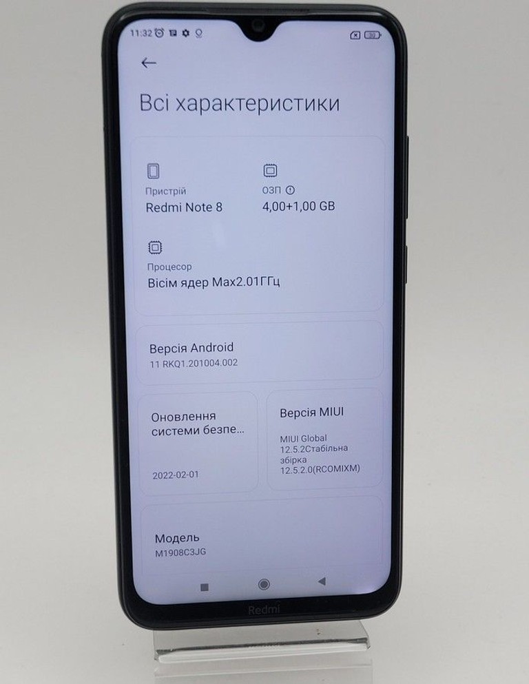Дешево Xiaomi Redmi Note 8 6/64GB Blue з ломбарду