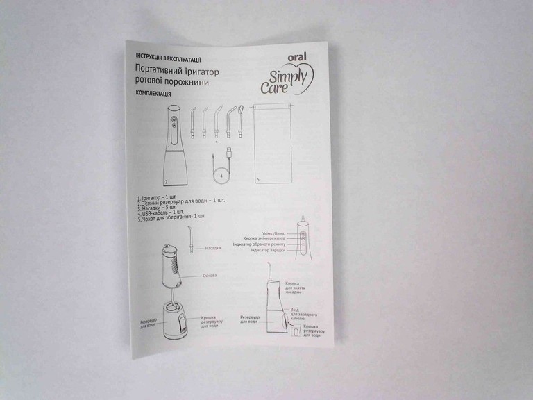 Розпродаж Oral Simply Care simply care oral сіра (2922290020972), продавець Техноскарб