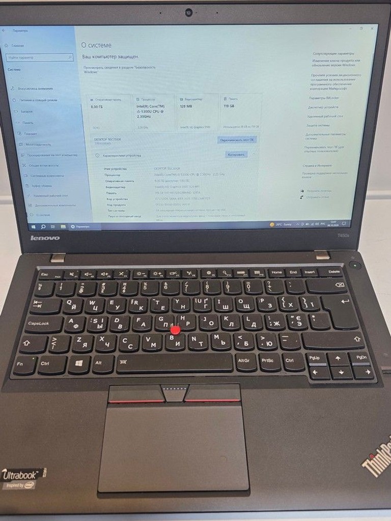 Купити Lenovo 14/core i5 5300u ddr3/8gb ddr3/hdd *відсутній/ssd 120 gb/*інтегрована Б/У