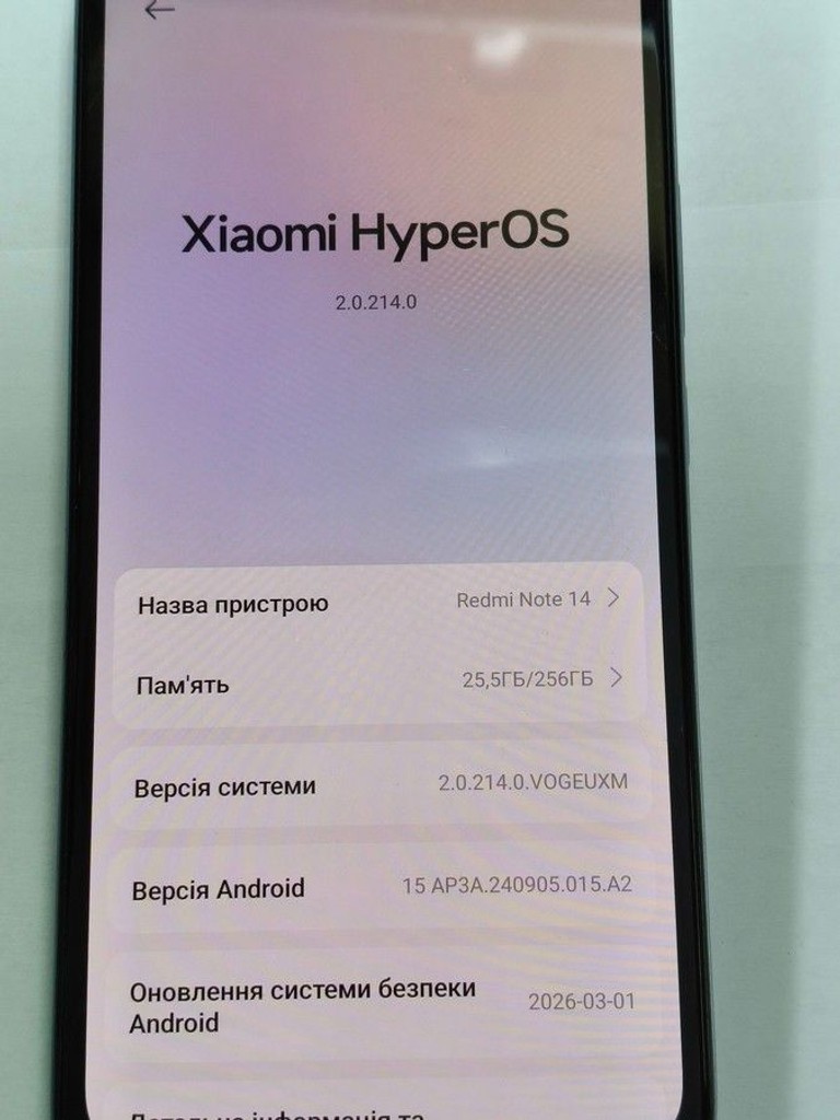 Купить Xiaomi redmi note 14 8/256gb Б/У