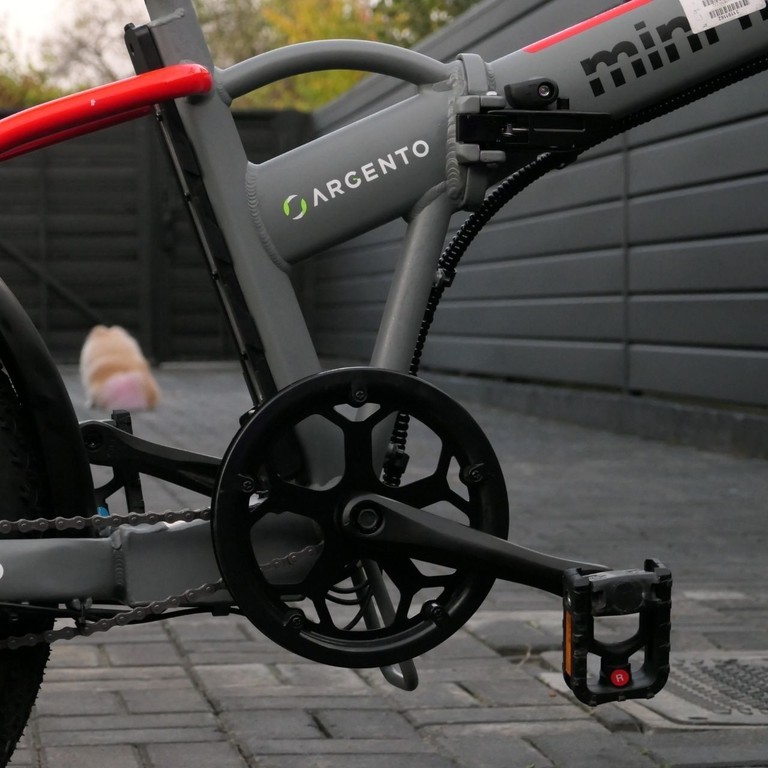 Argento Silver MiniMax – 20-дюймовий складний електровелосипед із широкими шинами, двигуном Bafang 250 Вт, Shimano 7V. (Б Код:null. Изображение 10