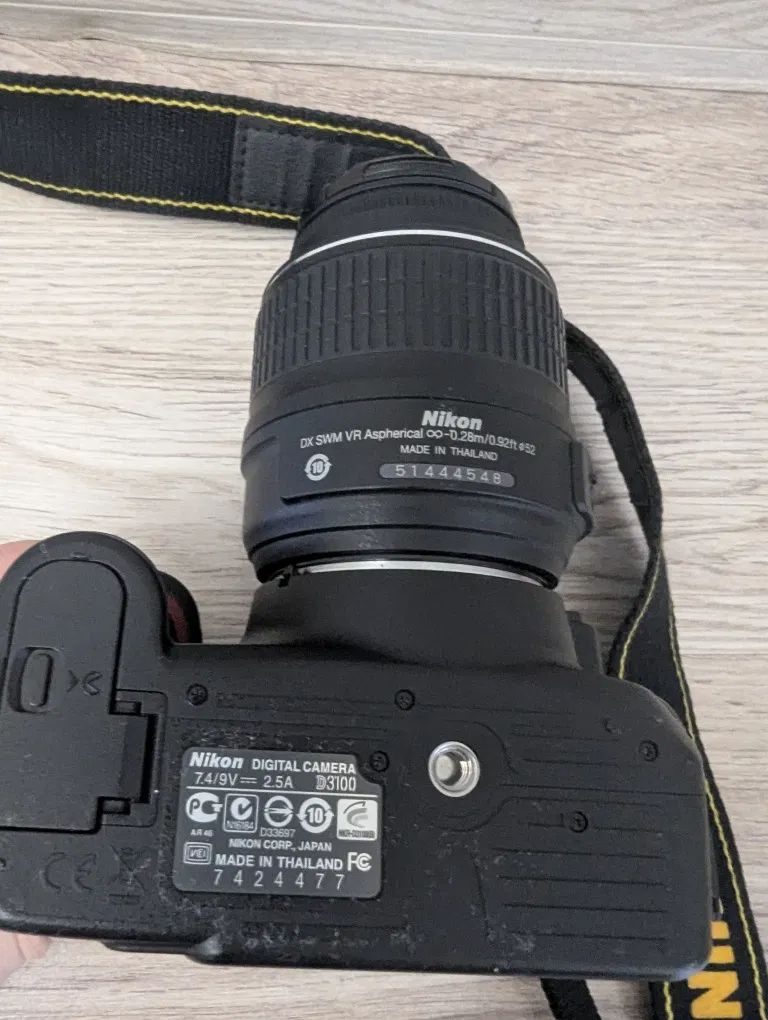 Nikon d3100 nikon af-s dx nikkor 18-55mm f/3.5-5.6g vr ii Код:null. Изображение 6