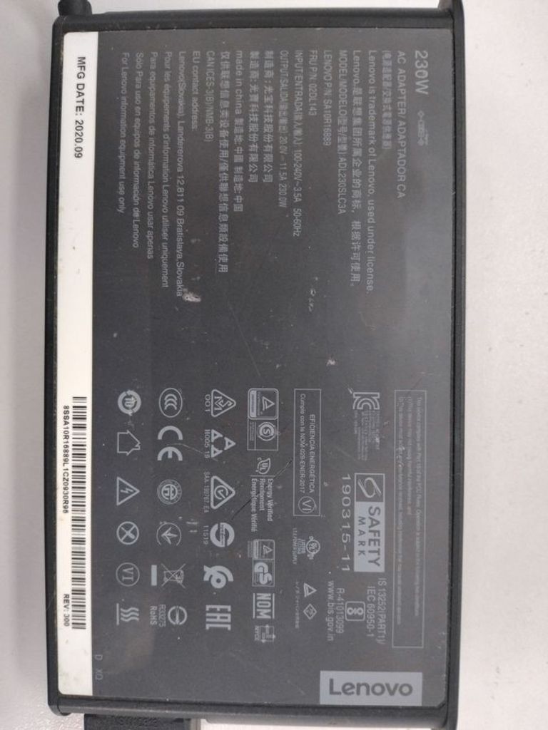 Lenovo 15/core i5-10300h ddr4/8gb ddr3/hdd 1000 gb/ssd 128 gb/geforce gtx1660ti 6gb Код:01-200520669. Зображення 10