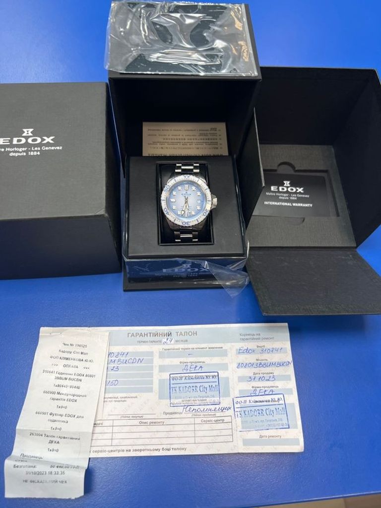 Edox Neptunian Grande Reserve 80801 3NRM NIR Код:01-200600574. Зображення 7