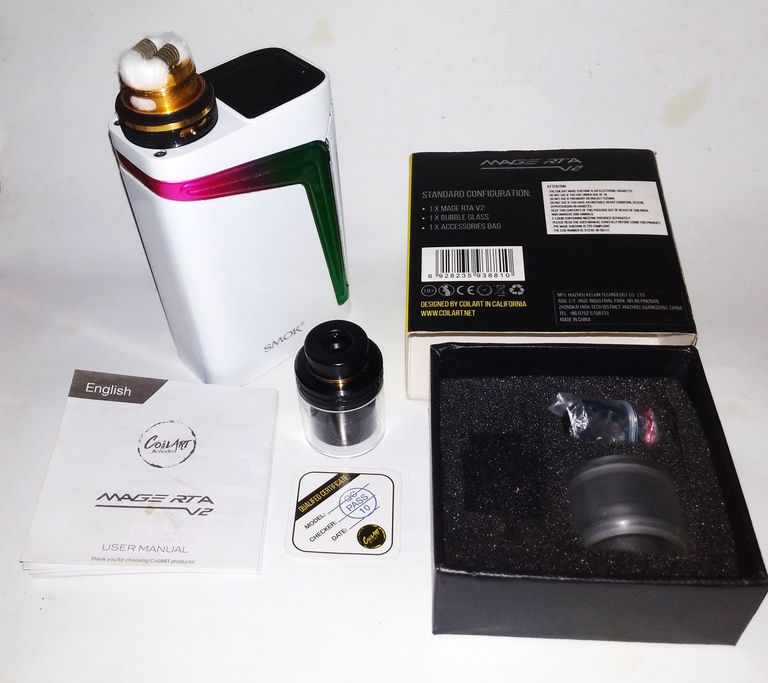 Дешево Smok V-FIN 160W  CoilArt Mage RTA v2 Black з ломбарду