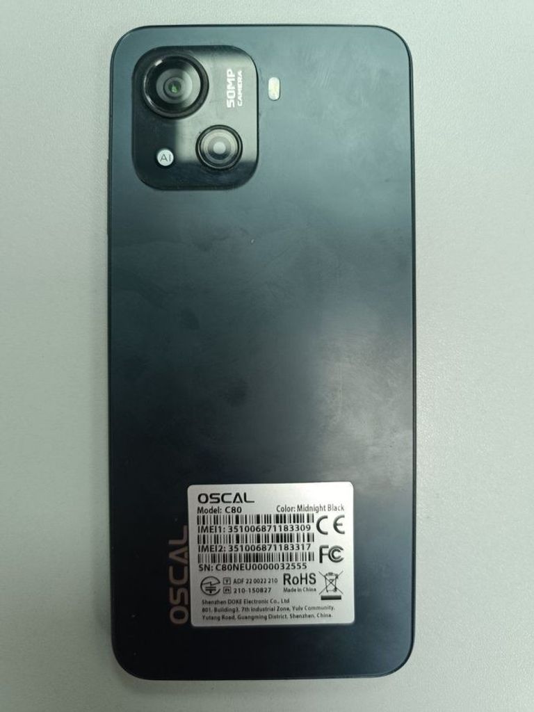 Дешиво Blackview Oscal C80 8/128GB Black с ломбарда