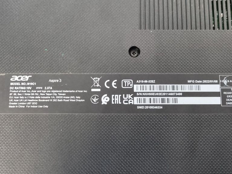 Acer 15/core i3-1005g1 ddr4/8gb ddr4/hdd *відсутній/ssd 256 gb/*інтегрована Код:01-200861619. Зображення 8