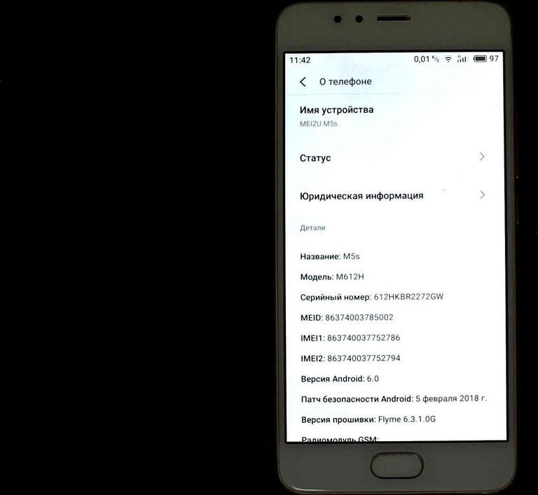 Meizu m5s 16gb Код:01-200859866. Зображення 11