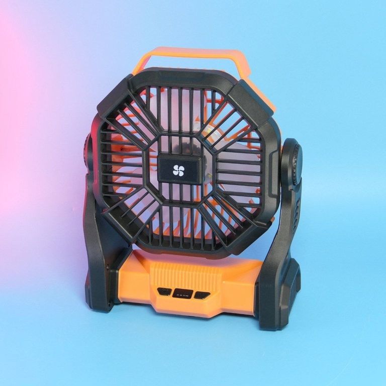 Оголошення Вентилятор портативний акумуляторний зі світлодіодним ліхтарем GLOGLOW, для кемпінгу, для намету, для пікніка на відкритому пові Б/У