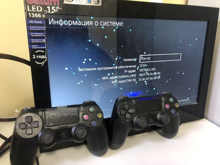 Дешево Sony playstation 4 slim 500gb / 2 геймпади з ломбарду