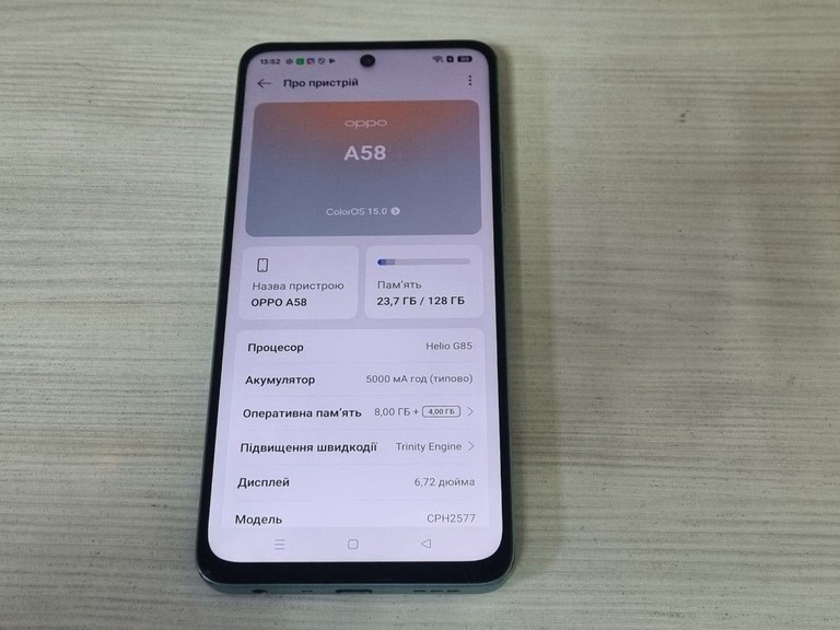 Oppo a58 8/128gb Код:01-200938058. Зображення 6