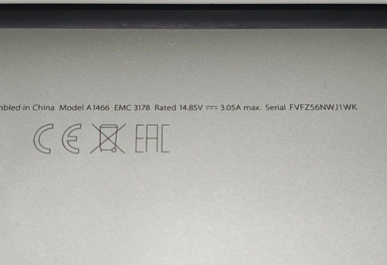 Apple macbook air a1466 2017 13,3" core i5 1,8ghz/ram8gb/ssd128gb/intel hd graphics 6000 Код:01-200972859. Зображення 11