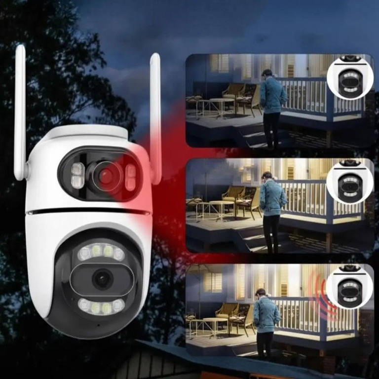 Дешево WiFi Dual lens Q2 на 2 об'єктиви, 8Mp Type-C з ломбарду