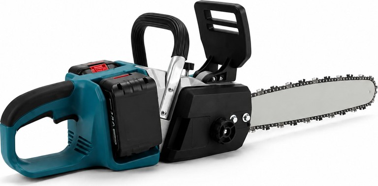 Chain saw 16" + 2АКБ (з обох сторін) Синя Код:null. Изображение 5