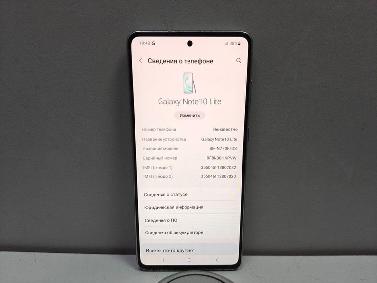Оголошення Samsung galaxy note 10 lite sm-n770f 6/128gb Б/У