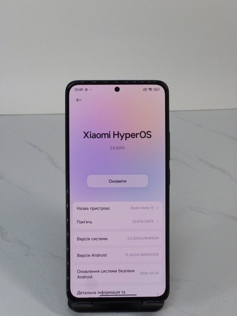 Объявление Xiaomi redmi note 13 4g 6/128gb Б/У