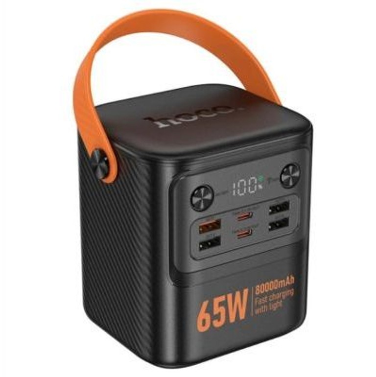 HOCO 80000mAh Pro Tough PD/65W Black Код:null. Зображення 7