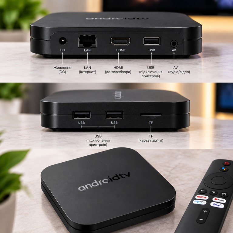 Объявление I96 Z19 Android TV / Приставка для TV 2/16 ГБ, Wi-Fi 2.4/5 ГГц, 4K Б/У
