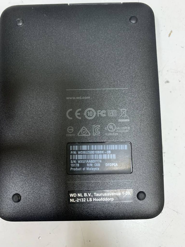 Wd Elements Portable 1 TB (WDBUZG0010BBK)