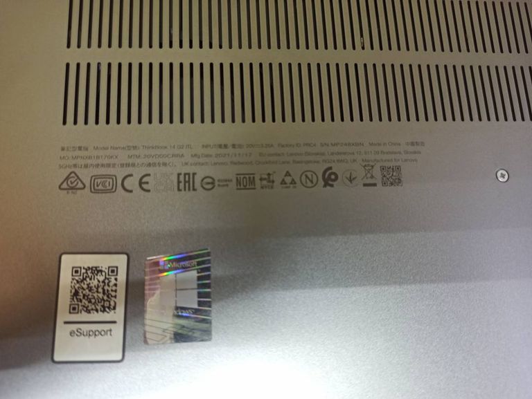Lenovo thinkbook 14 g2 20vd core i3-1115g4 3.0ghz/ram8gb/ssd256gb/intel uhd graphics Код:01-200432553. Зображення 8