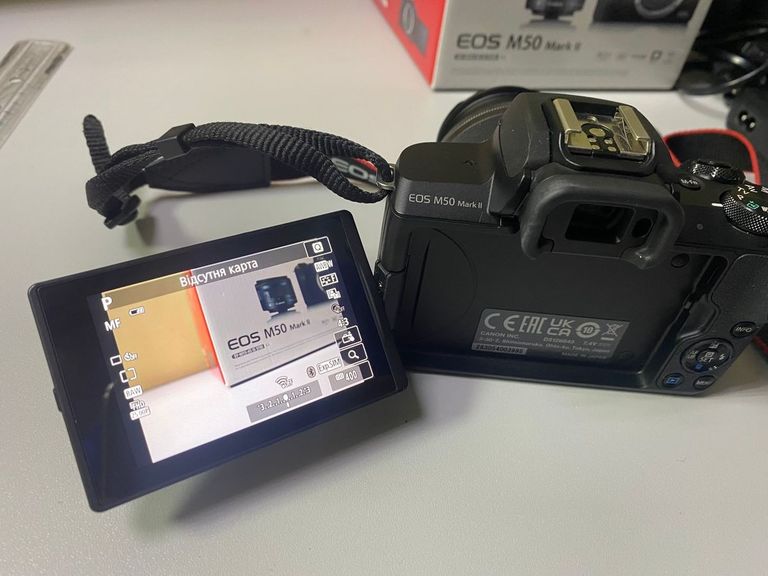 Canon eos m50 mark ii + 15-45 мм f/3.5-6.3 is stm Код:01-200494246. Зображення 8