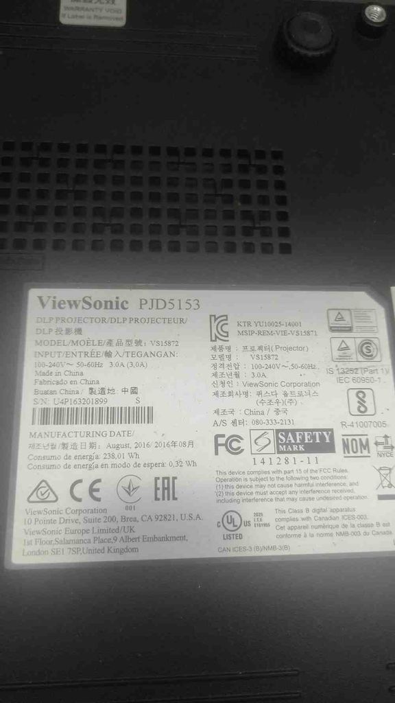 Viewsonic PJD5153 Код:2000004187378. Зображення 5