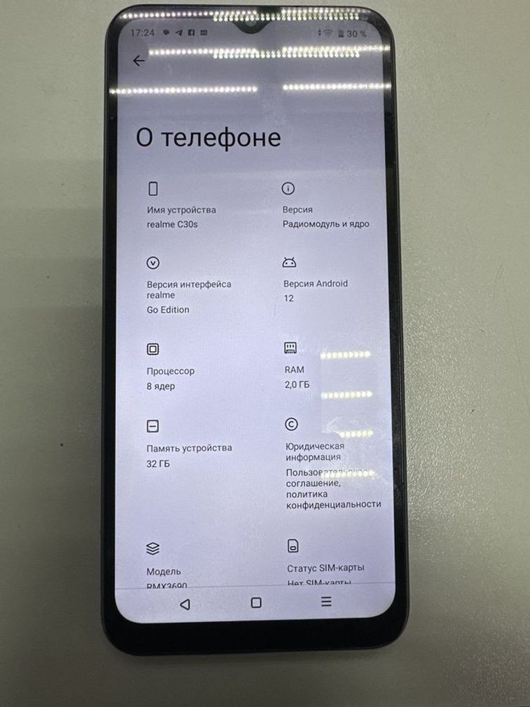 Распродажа Realme c30s 2/32gb rmx3690, продавец Техноскарб