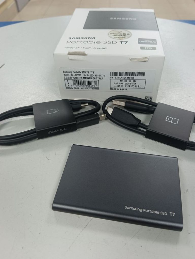 Купить Samsung t7 1 tb Б/У
