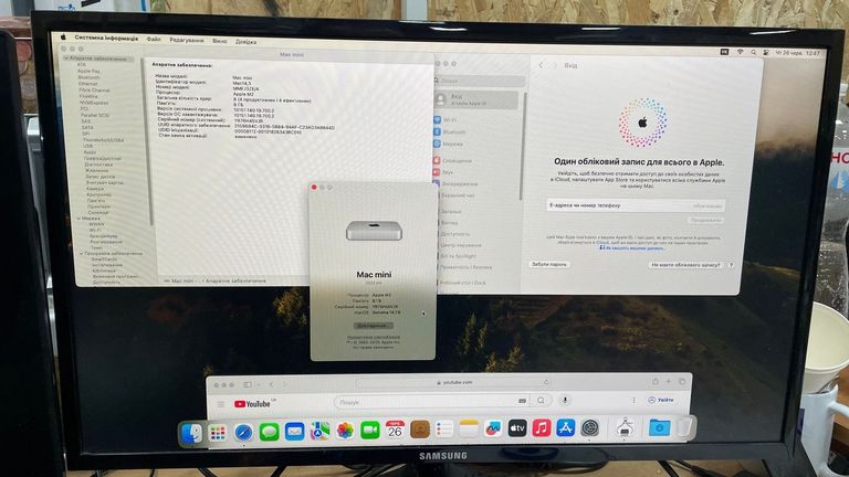 Apple mac mini a2686 mmfj3 m2/8core/ram 8gb/ssd256gb Код:01-200540280. Зображення 7