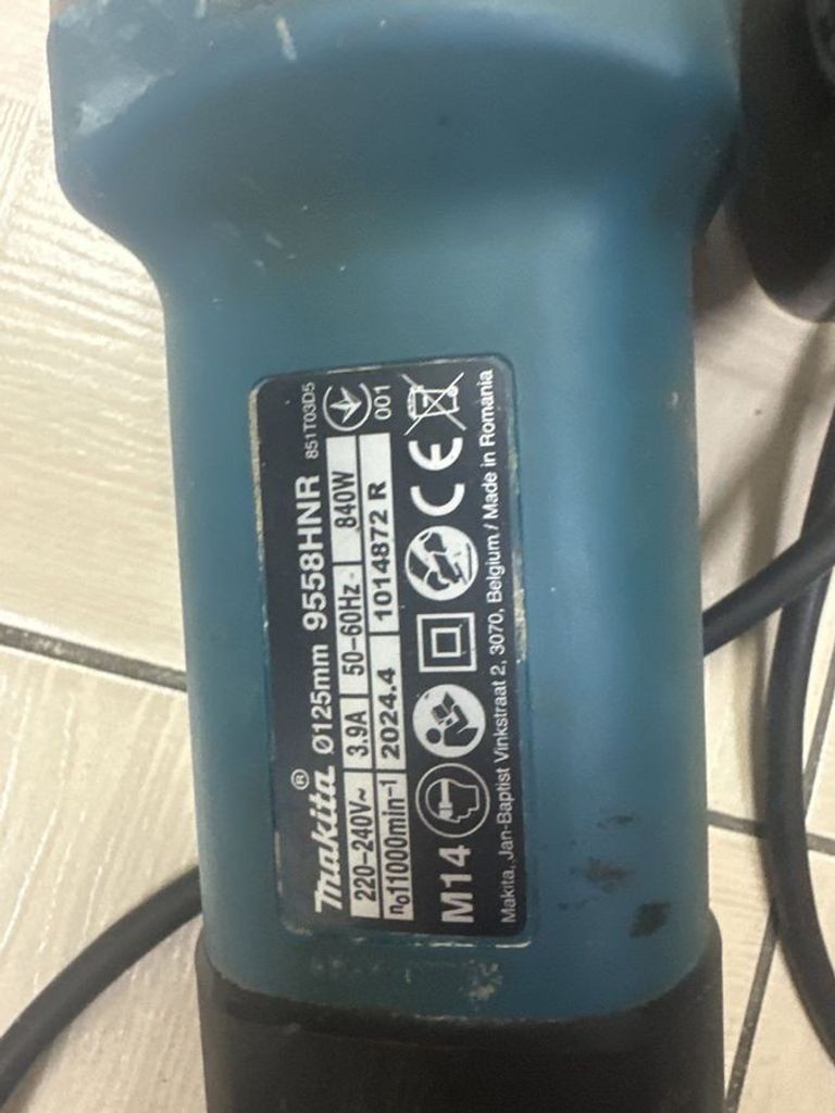 Объявление Makita 9558hnr Б/У
