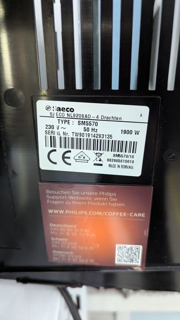 Saeco picobaristo sm3061 Код:01-200811653. Изображение 7