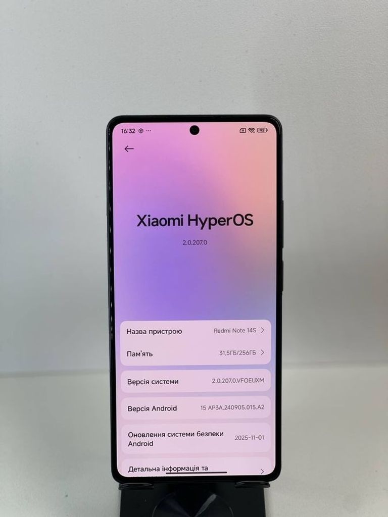 Оголошення Xiaomi redmi note 14s 8/256gb Б/У