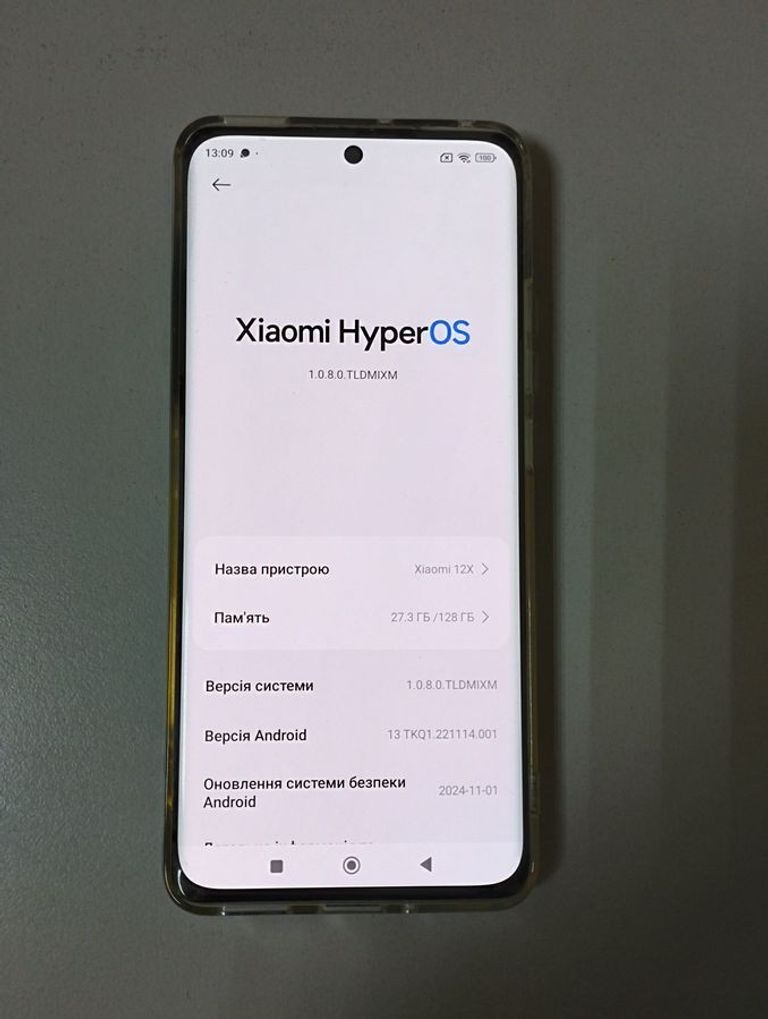 Розпродаж Xiaomi 12X 8/128GB Gray, продавець Техноскарб