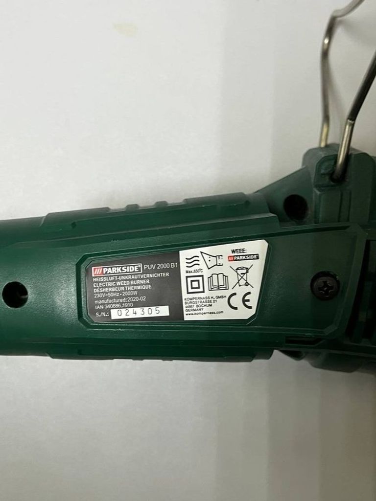 Дешево Parkside puv 2000 b1 з ломбарду