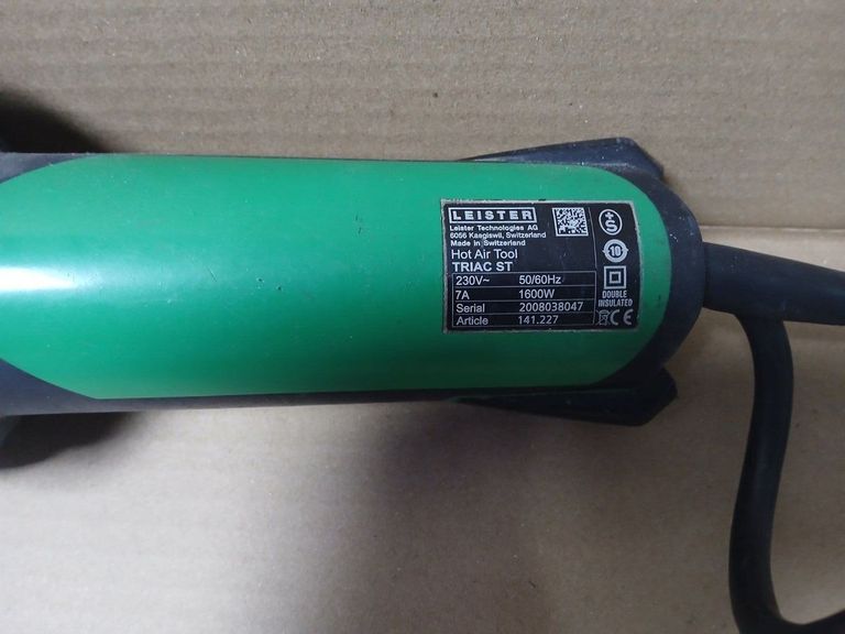 Оголошення Leister triac st 141.227 digital heat gun Б/У