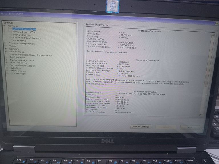 Купить Dell 14/core i5 6300u ddr3/8gb ddr4/hdd *відсутній/ssd 128 gb/*інтегрована Б/У